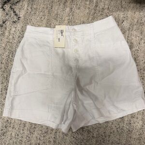 Evereve High Waist White Shorts size 29